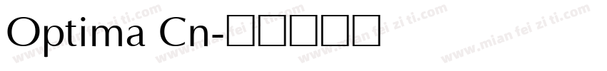 Optima Cn字体转换